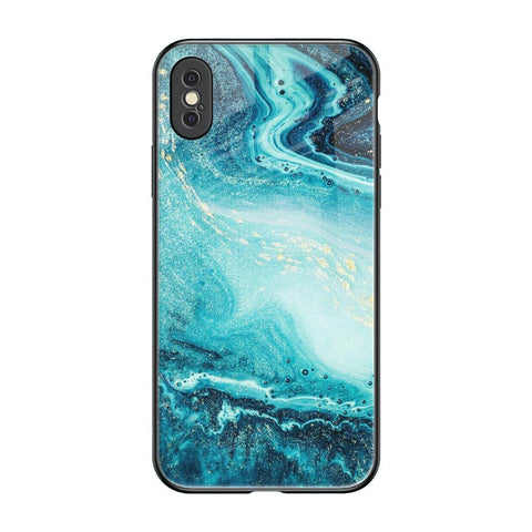 Sea Water iPhone XS Glass Back Cover Online