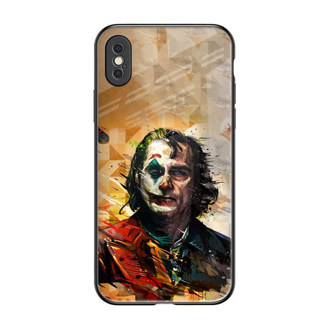 Psycho Villain iPhone XS Glass Back Cover Online