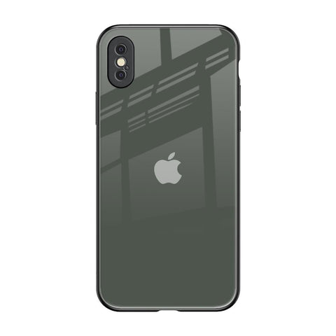 Charcoal iPhone XS Glass Back Cover Online