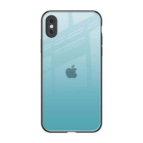 Arctic Blue iPhone XS Glass Back Cover Online