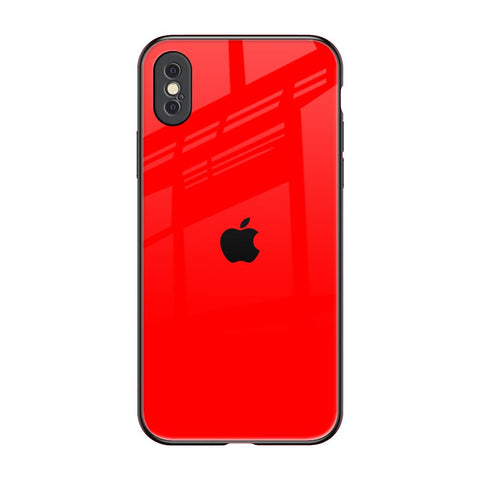 Blood Red iPhone XS Glass Back Cover Online