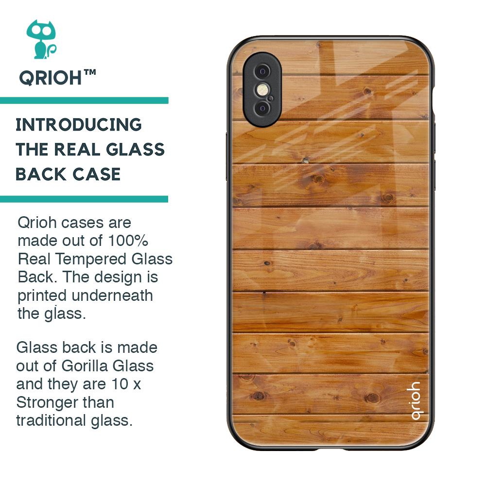 Timberwood Glass Case for iPhone XS
