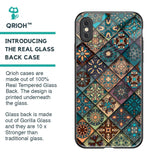 Retro Art Glass Case for iPhone XS
