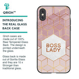 Boss Lady Glass Case for iPhone XS