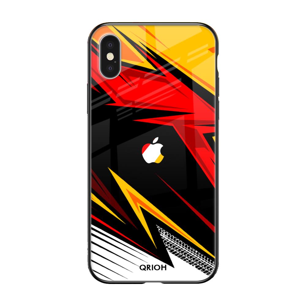 Race Jersey Pattern iPhone XS Glass Cases & Covers Online