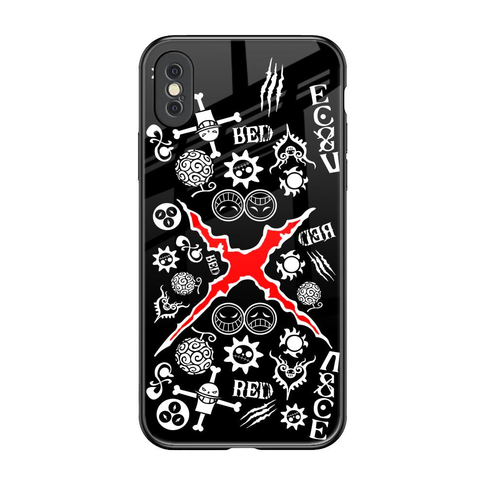 Red Zone iPhone XS Max Glass Back Cover Online