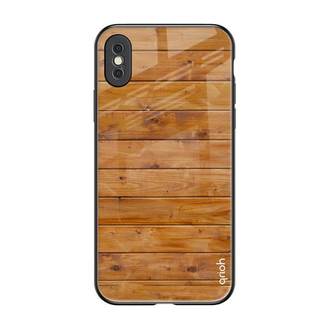 Timberwood iPhone XS Max Glass Back Cover Online