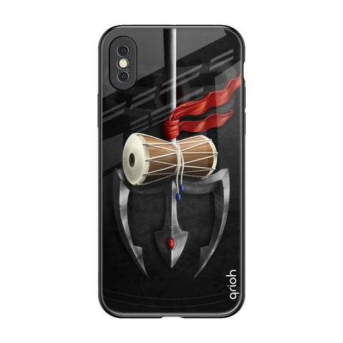Power Of Lord iPhone XS Max Glass Back Cover Online