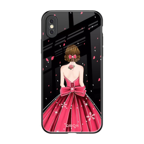 Fashion Princess iPhone XS Max Glass Back Cover Online
