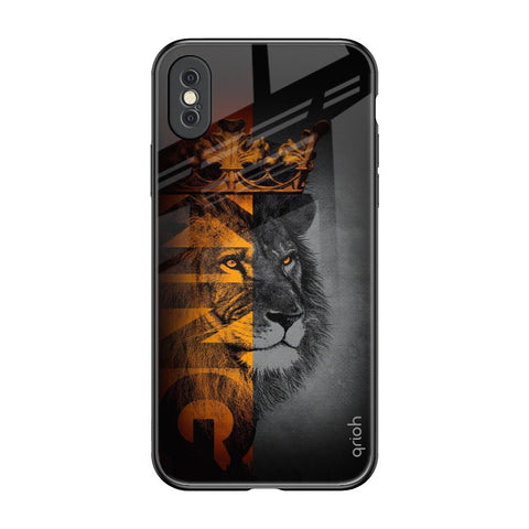 King Of Forest iPhone XS Max Glass Back Cover Online