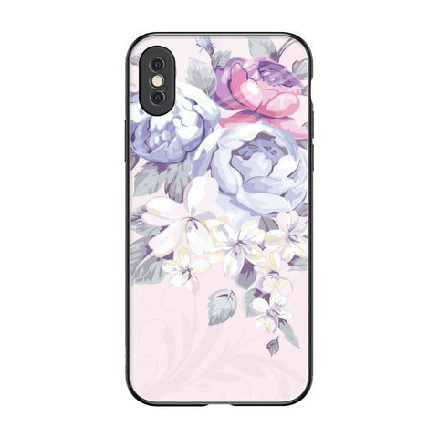 Elegant Floral iPhone XS Max Glass Back Cover Online