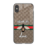 Blind For Love iPhone XS Max Glass Back Cover Online