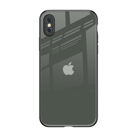 Charcoal iPhone XS Max Glass Back Cover Online