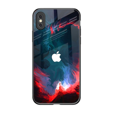 Brush Art iPhone XS Max Glass Back Cover Online