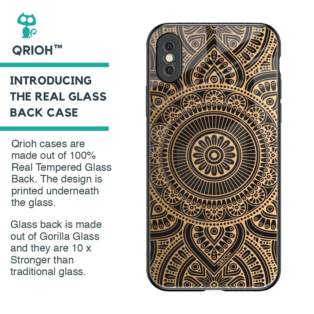 Luxury Mandala Glass Case for iPhone XS Max