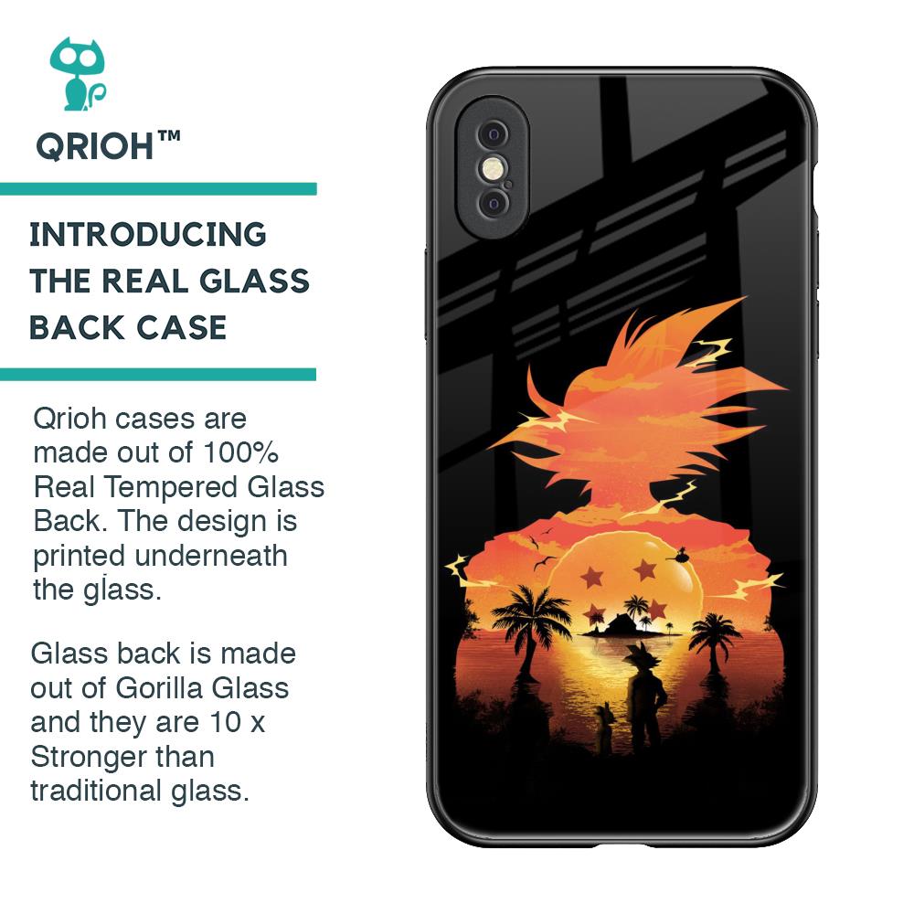Japanese Paradise Glass Case for iPhone XS Max