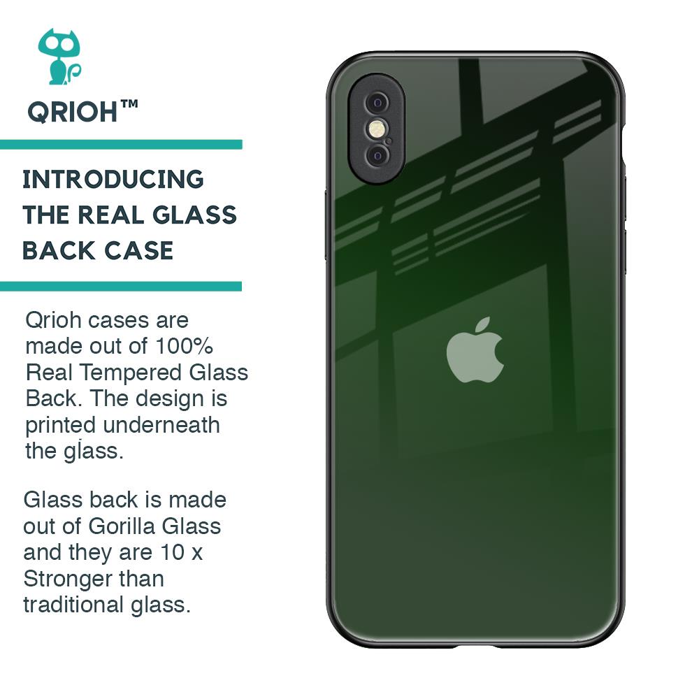 Deep Forest Glass Case for iPhone XS Max