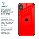 Blood Red Glass Case for iPhone XS Max