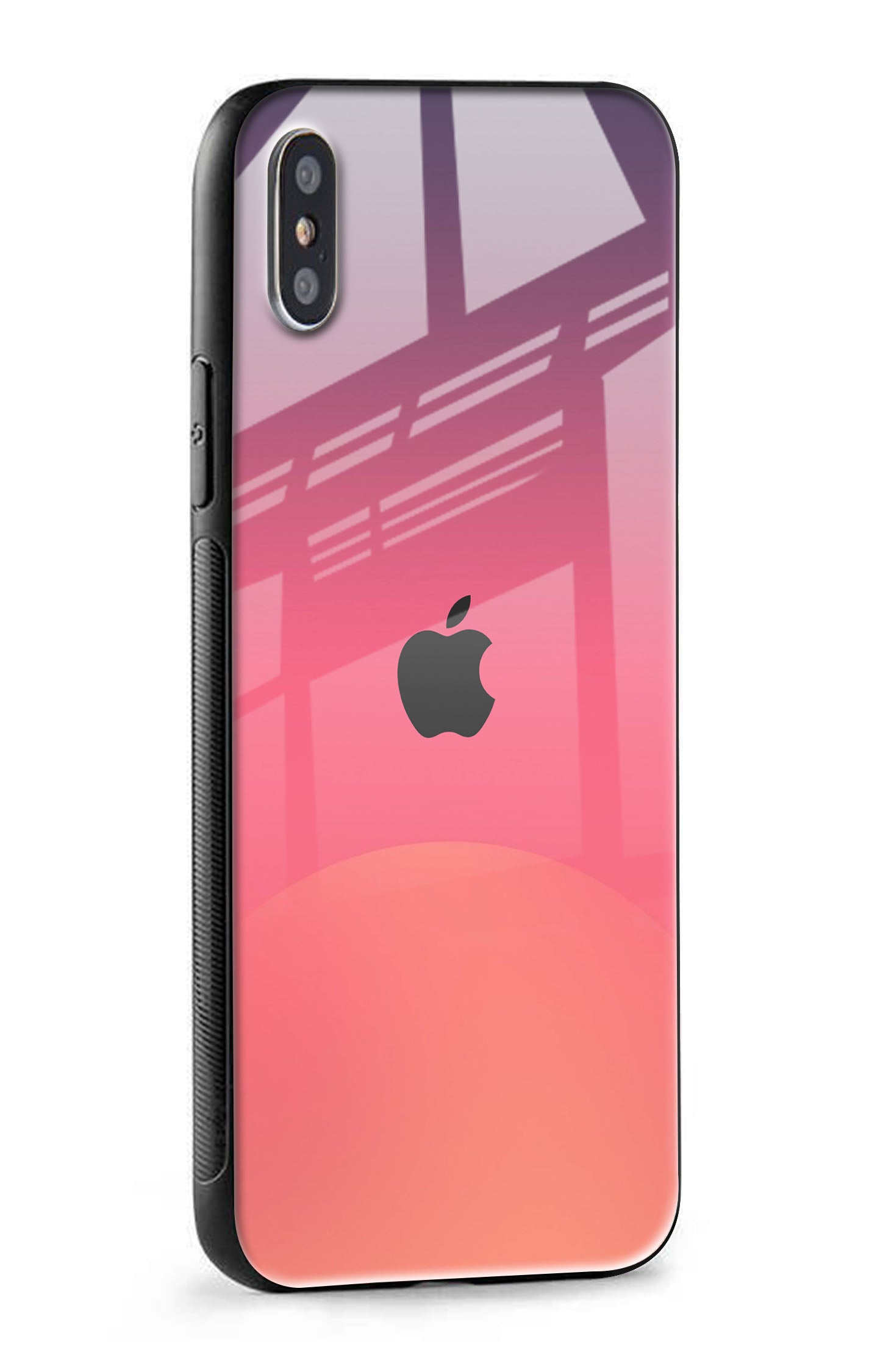 Sunset Orange Glass Case for iPhone XS Max