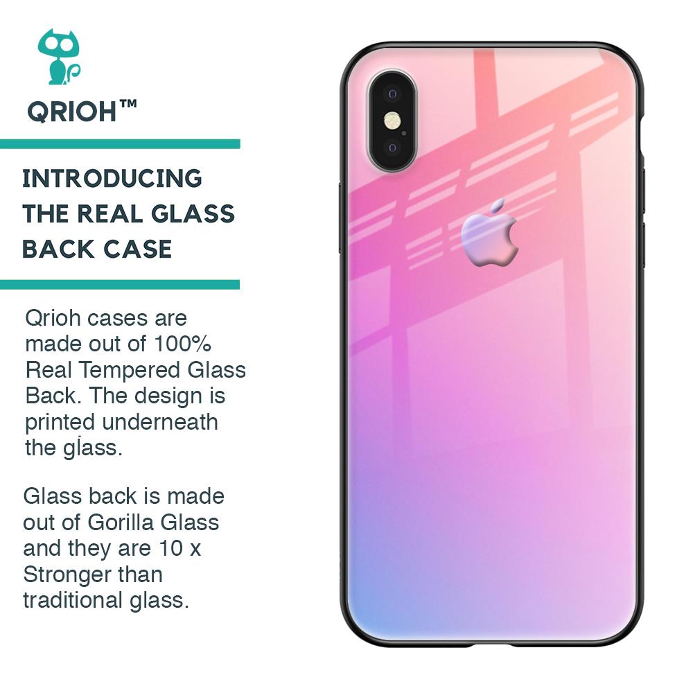 Dusky Iris Glass case for iPhone XS Max