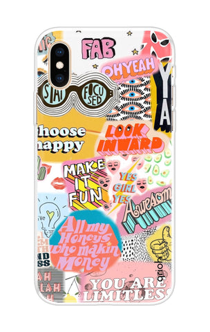 Make It Fun iPhone XS Max Back Cover