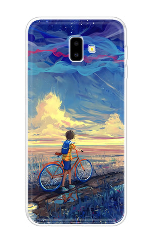 Riding Bicycle to Dreamland Samsung J6 Plus Back Cover