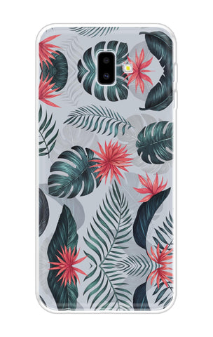 Retro Floral Leaf Samsung J6 Plus Back Cover