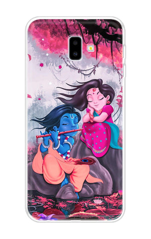 Radha Krishna Art Samsung J6 Plus Back Cover