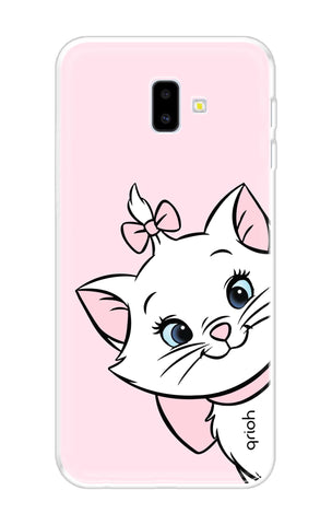 Cute Kitty Samsung J6 Plus Back Cover