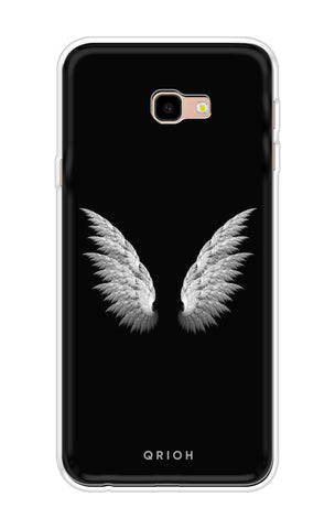 White Angel Wings Samsung Galaxy J4 Plus Back Cover