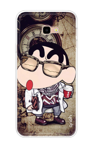 Nerdy Shinchan Samsung Galaxy J4 Plus Back Cover