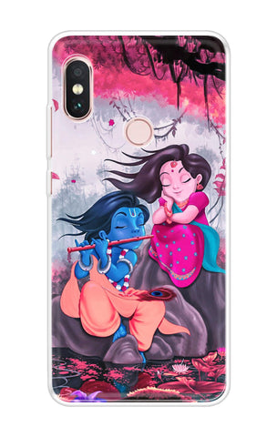 Radha Krishna Art Xiaomi Redmi Note 6 Pro Back Cover