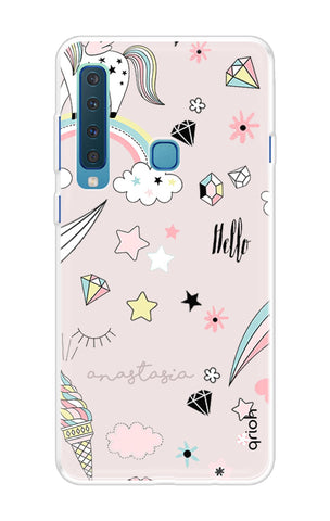 Unicorn Doodle Samsung A9 2018 Back Cover