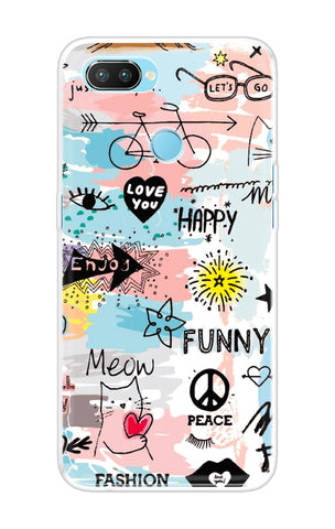 Happy Doodle Oppo Realme 2 Pro Back Cover