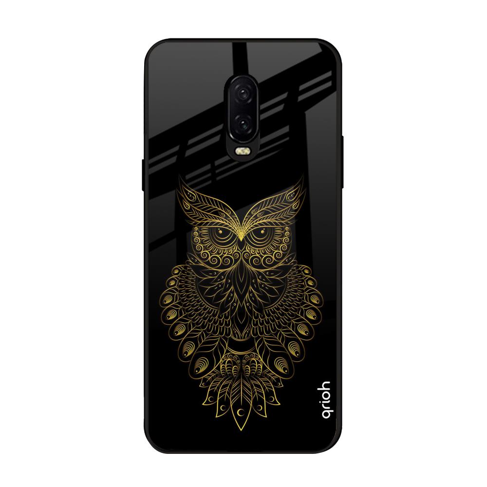 Golden Owl OnePlus 6T Glass Back Cover Online
