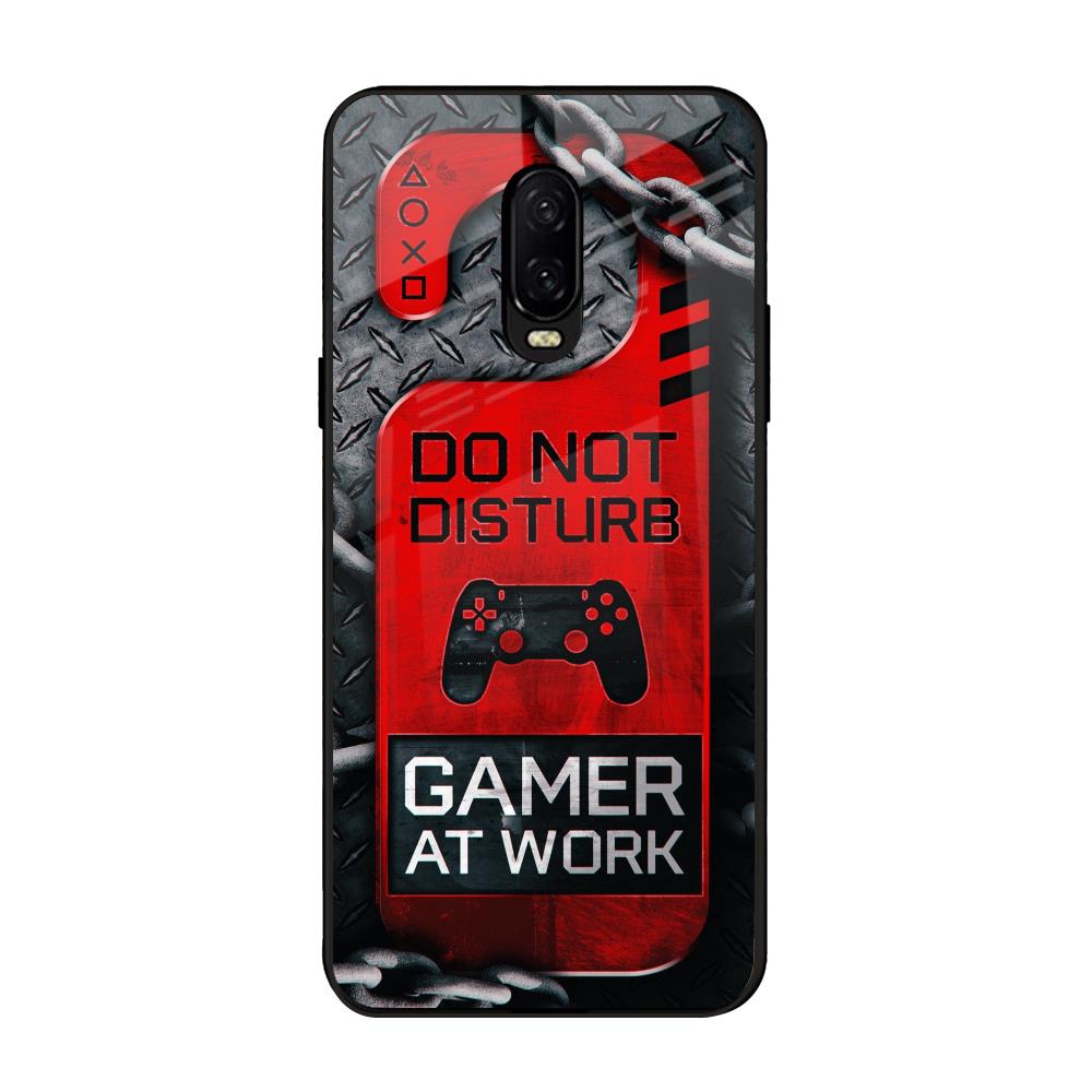 Do No Disturb OnePlus 6T Glass Back Cover Online