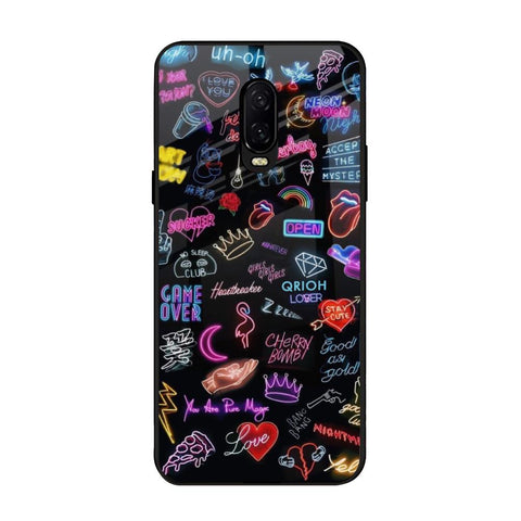 Accept The Mystery OnePlus 6T Glass Back Cover Online