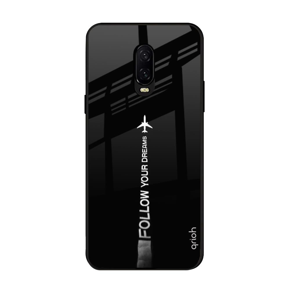 Follow Your Dreams OnePlus 6T Glass Back Cover Online