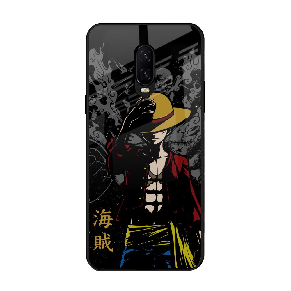 Dark Luffy OnePlus 6T Glass Back Cover Online