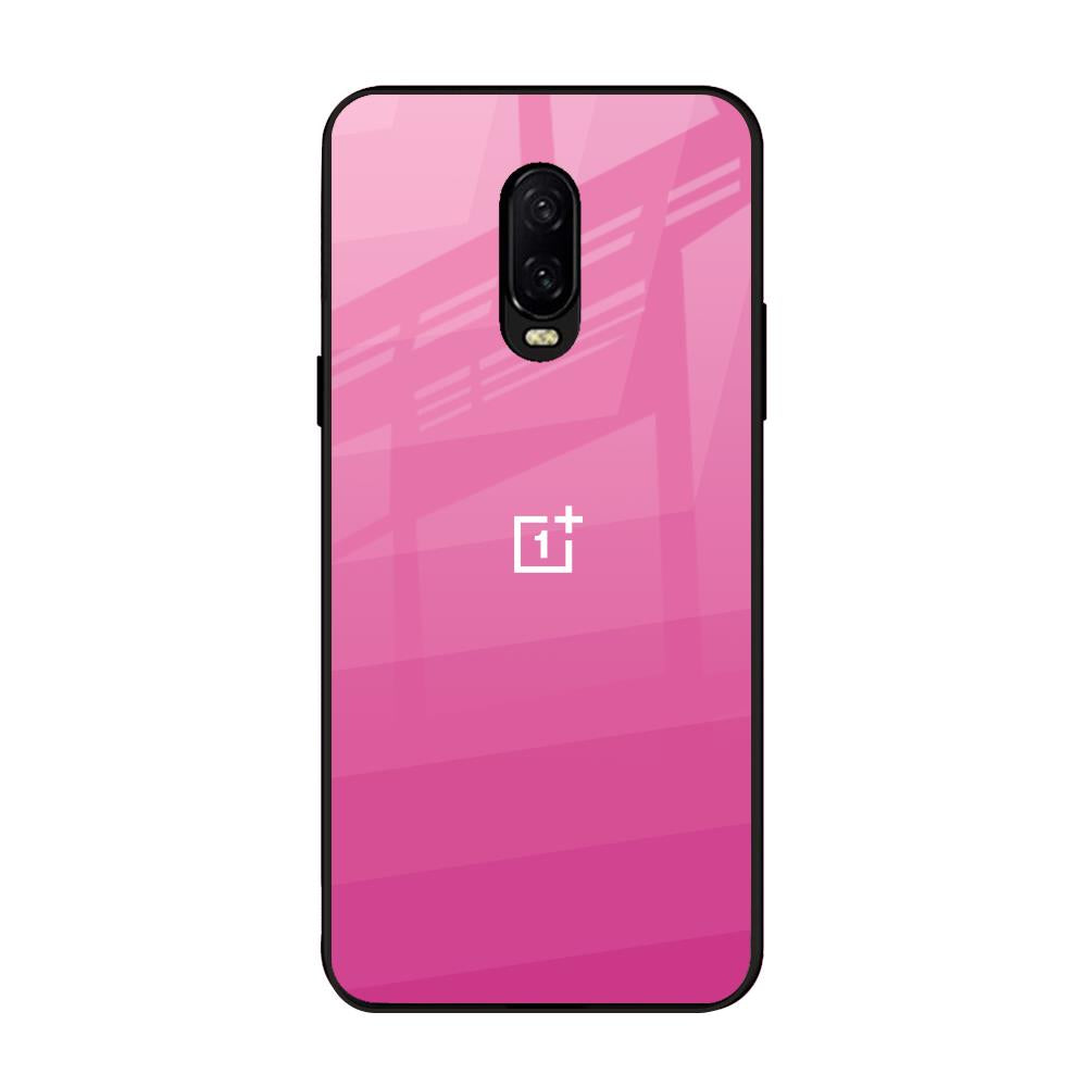 Pink Ribbon Caddy OnePlus 6T Glass Back Cover Online