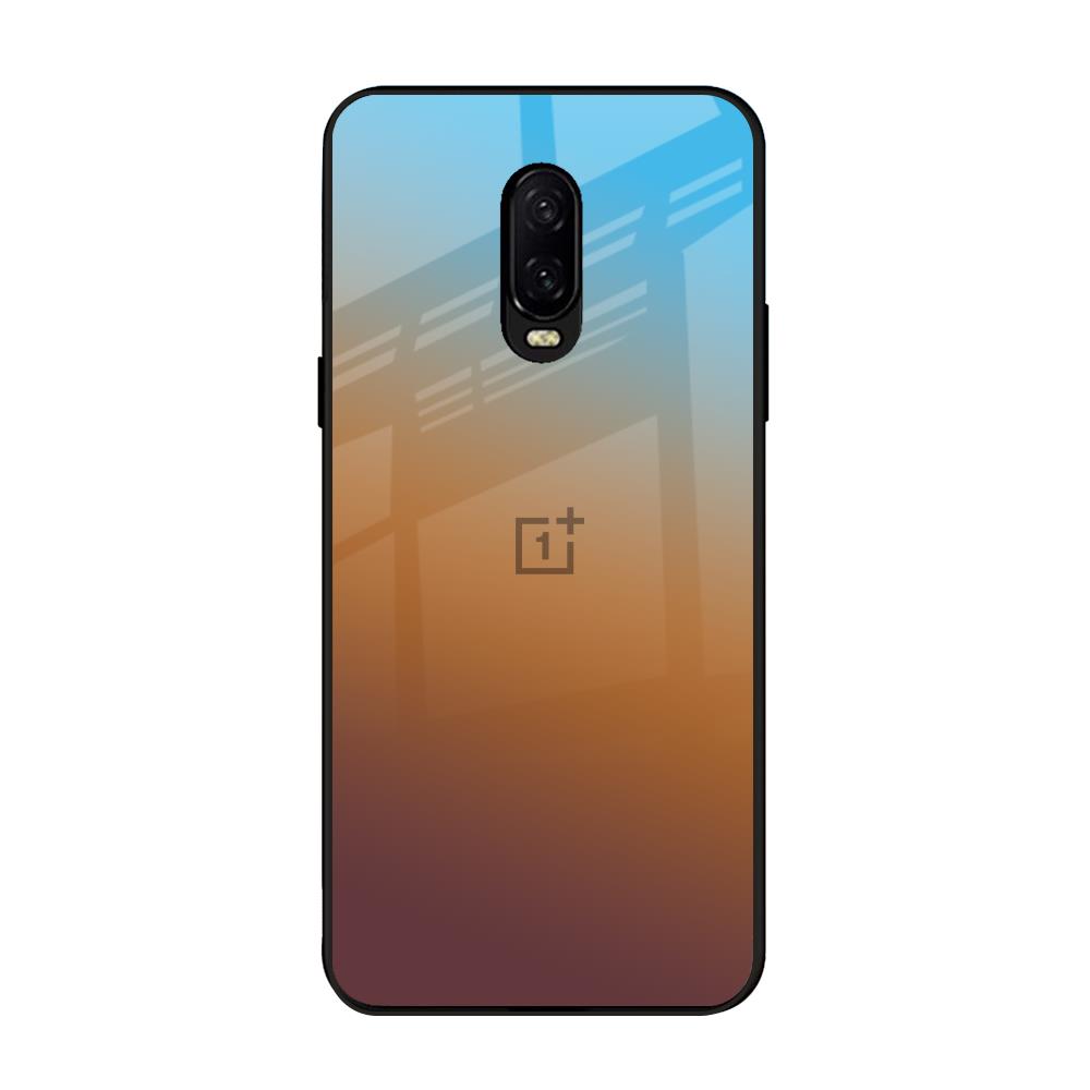 Rich Brown OnePlus 6T Glass Back Cover Online