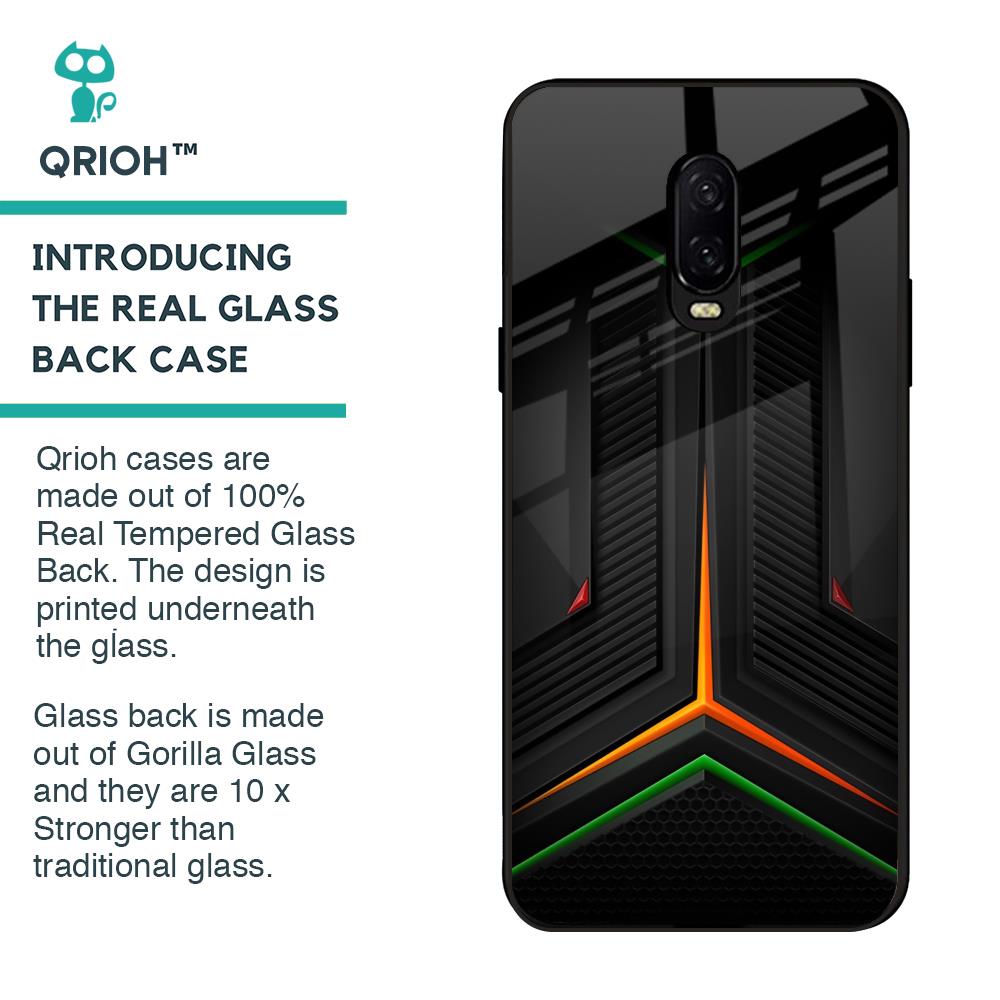 Modern Ultra Chevron Glass Case for OnePlus 6T