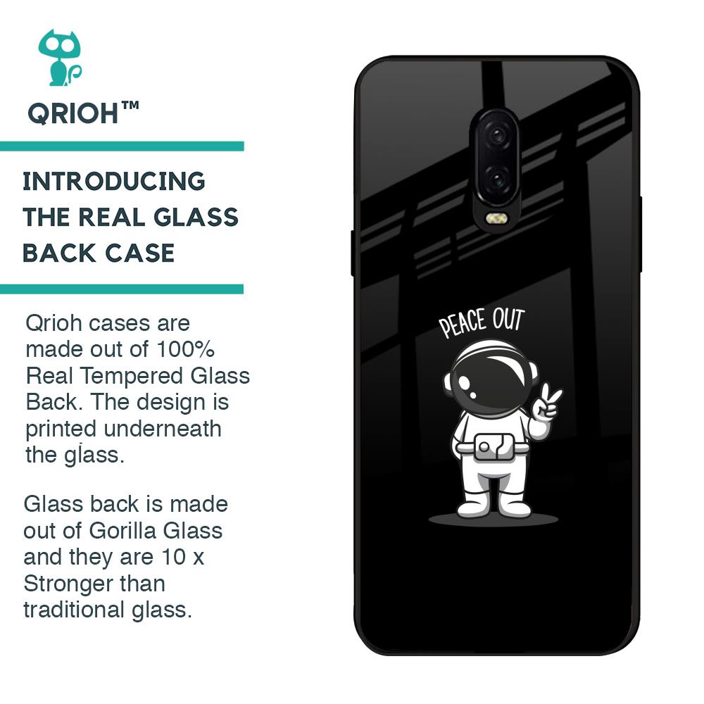 Peace Out Astro Glass Case for OnePlus 6T