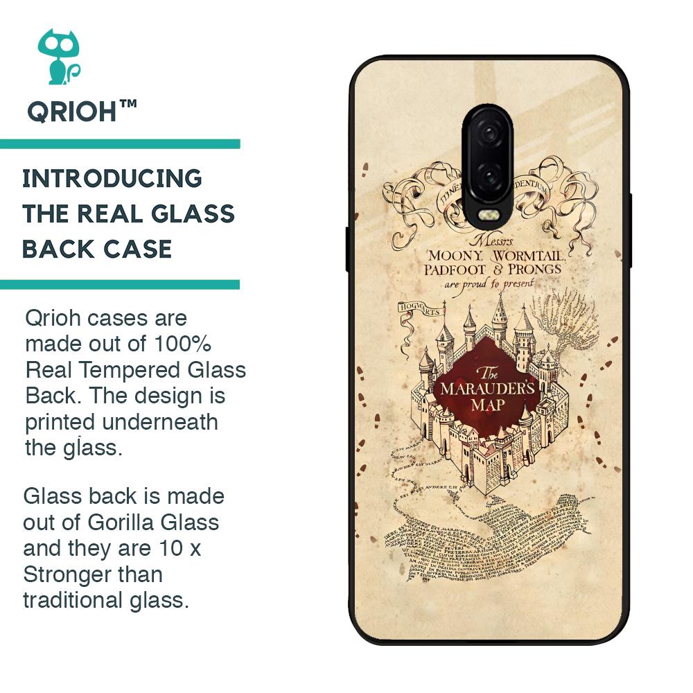 Magical Map Glass Case for OnePlus 6T