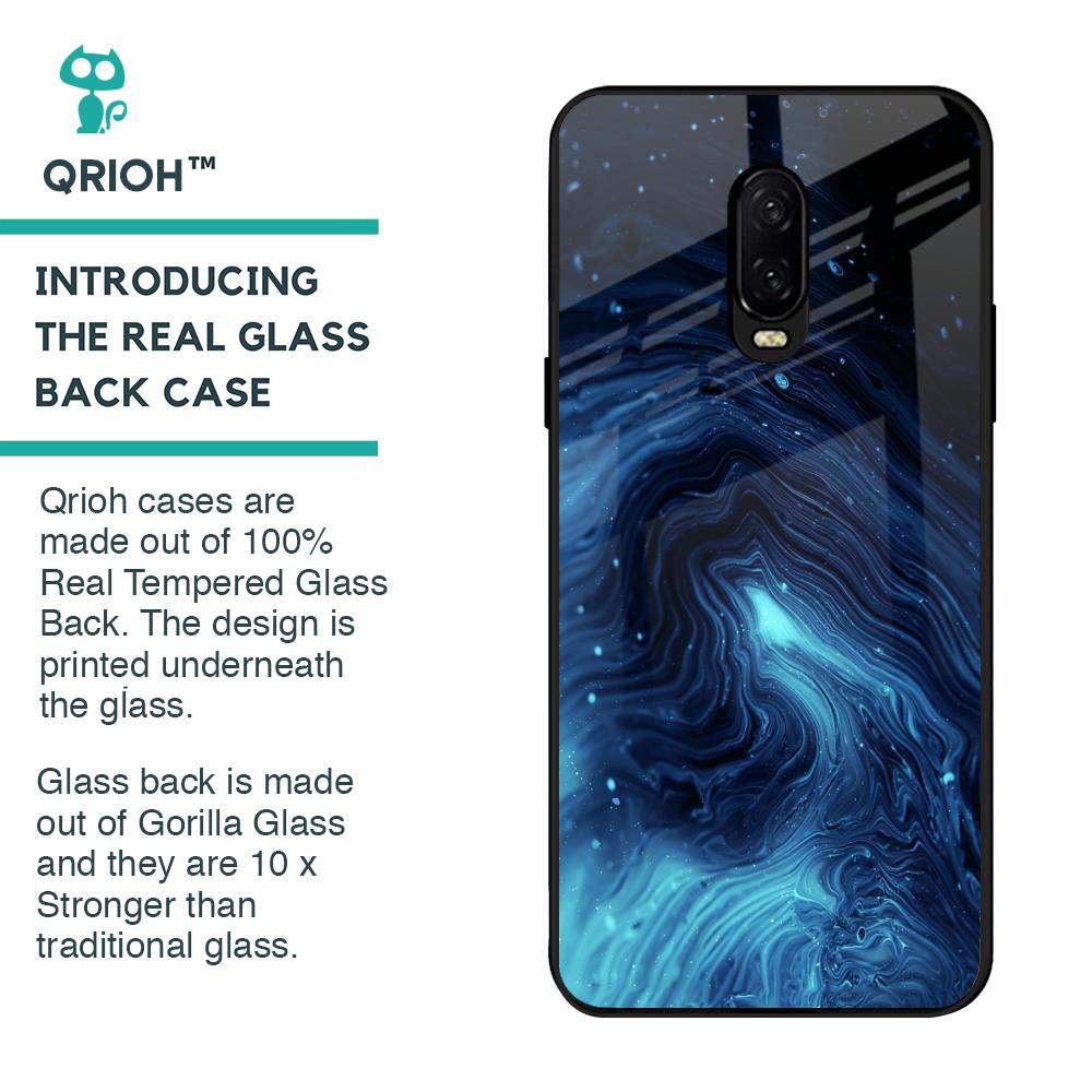 Dazzling Ocean Gradient Glass Case For OnePlus 6T