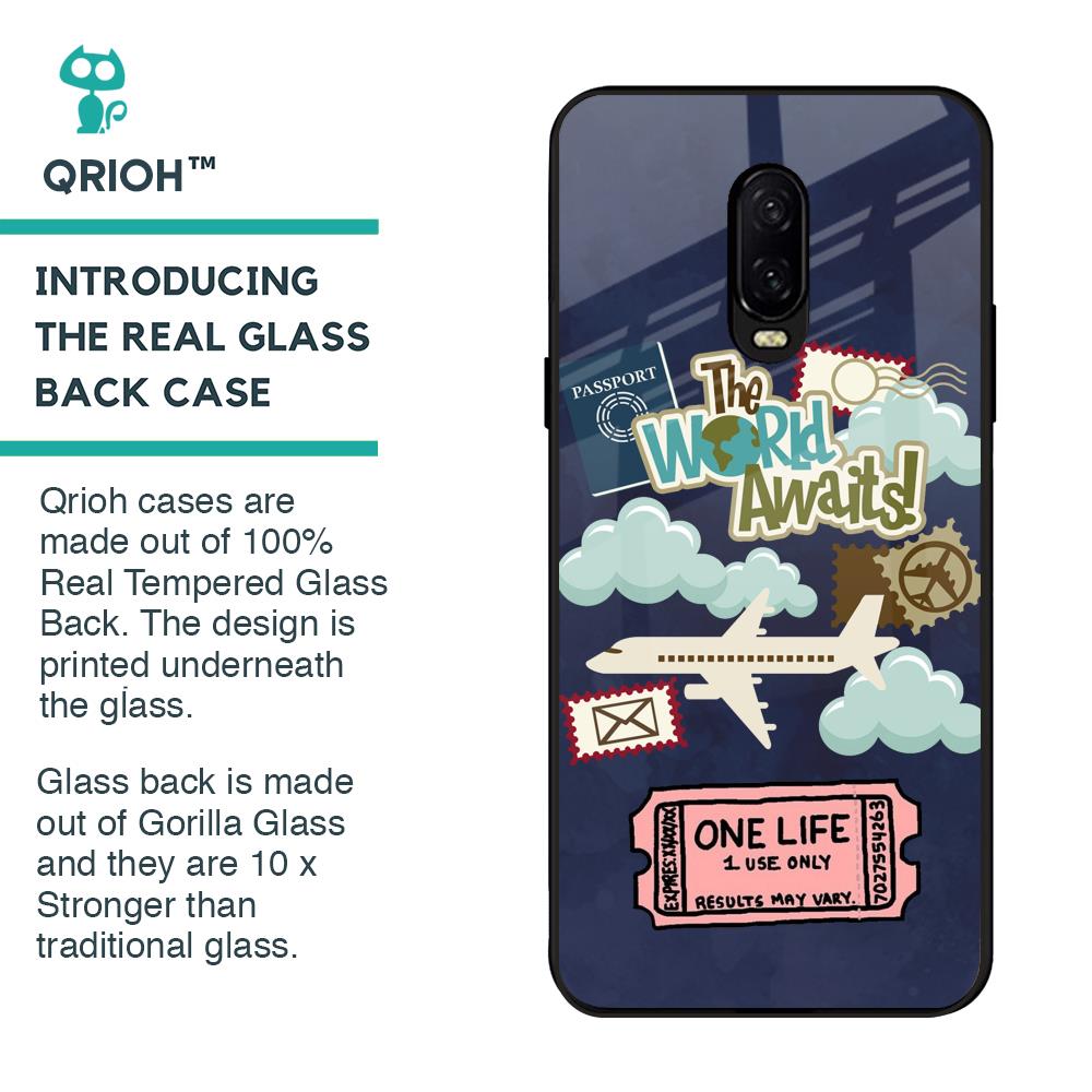 Tour The World Glass Case For OnePlus 6T
