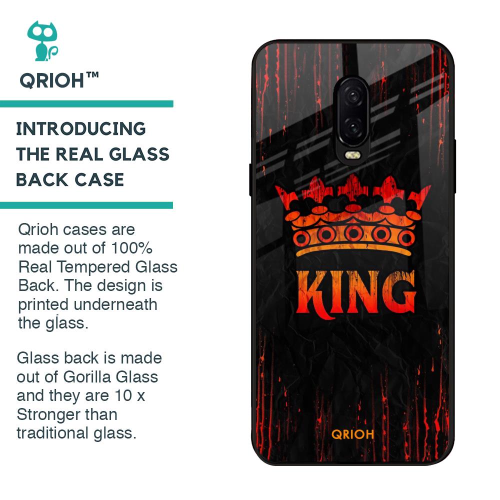 Royal King Glass Case for OnePlus 6T
