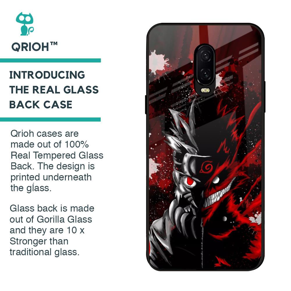 Dark Character Glass Case for OnePlus 6T