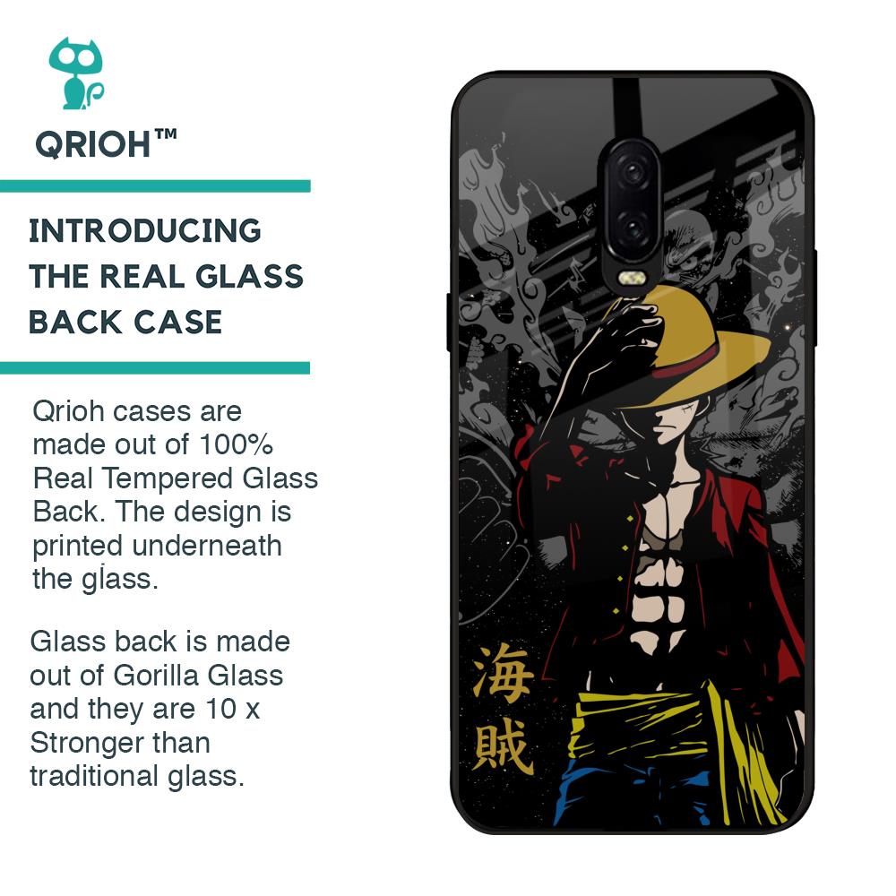 Dark Luffy Glass Case for OnePlus 6T