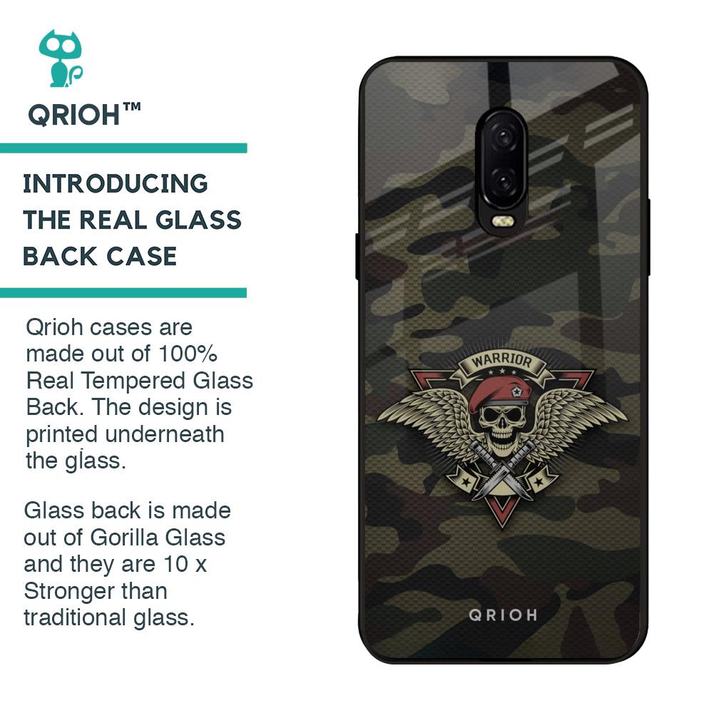 Army Warrior Glass Case for OnePlus 6T